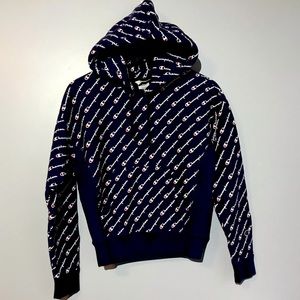 Champion Logo Hoodie. XS